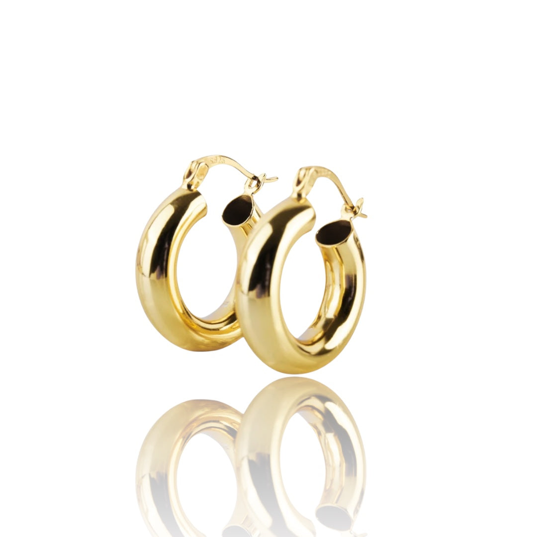 Argollas de oro 14k