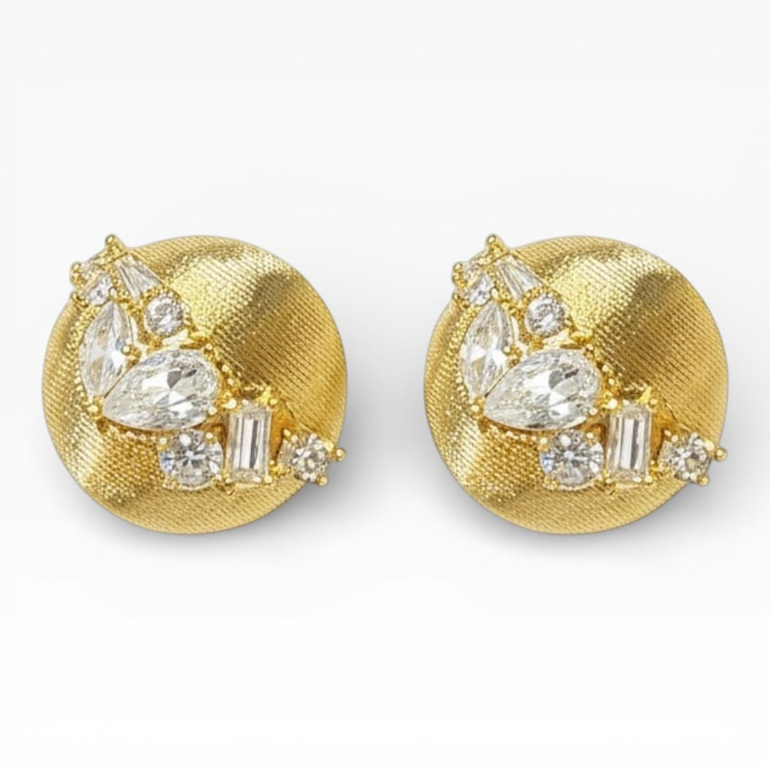 Pendientes cristal goldfilled