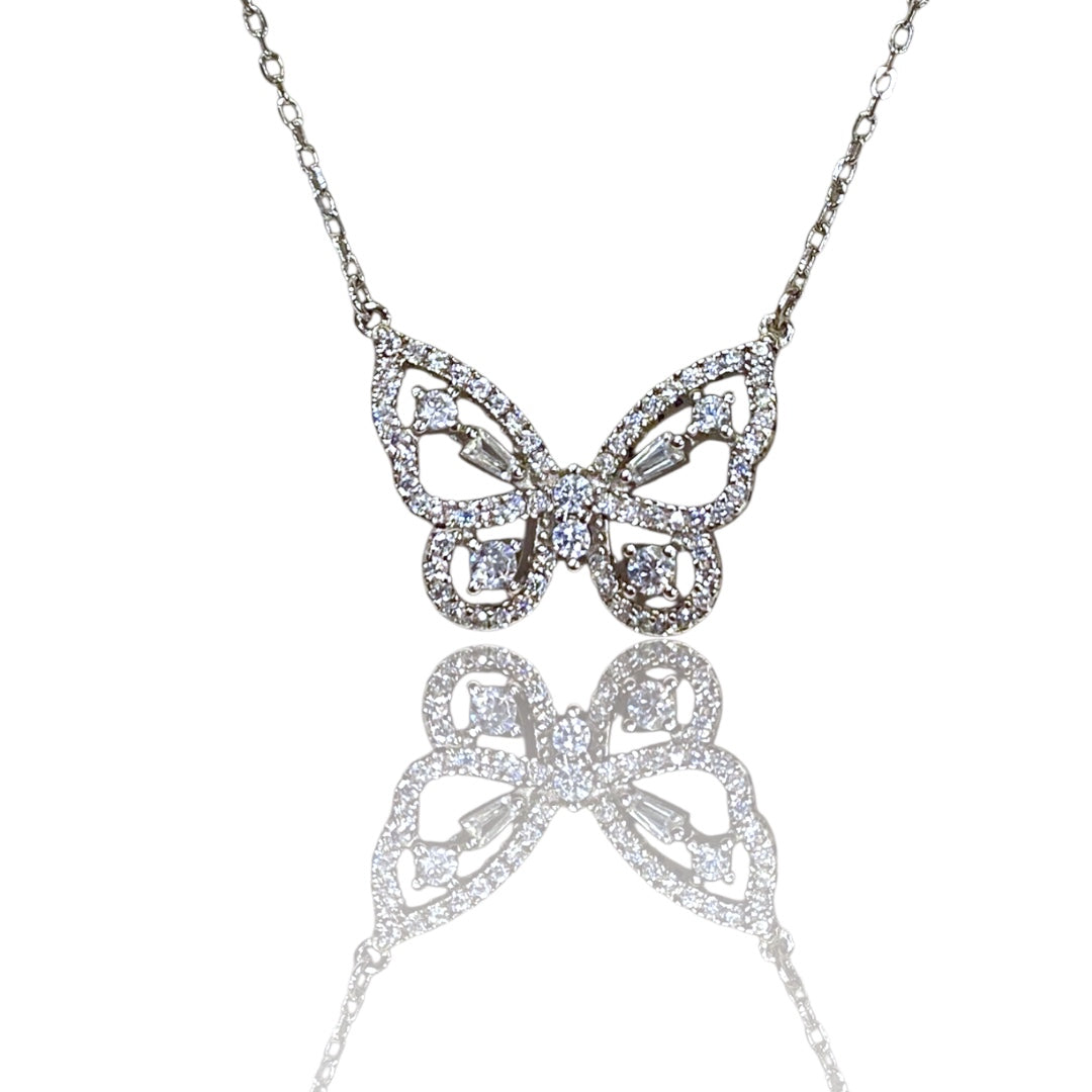 Cadena mariposa 925