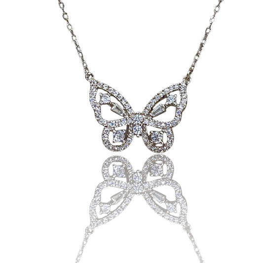 Cadena mariposa 925
