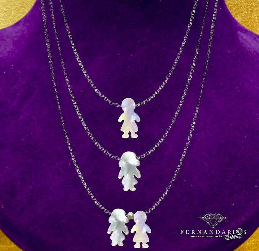 Cadena niños personalizada 925