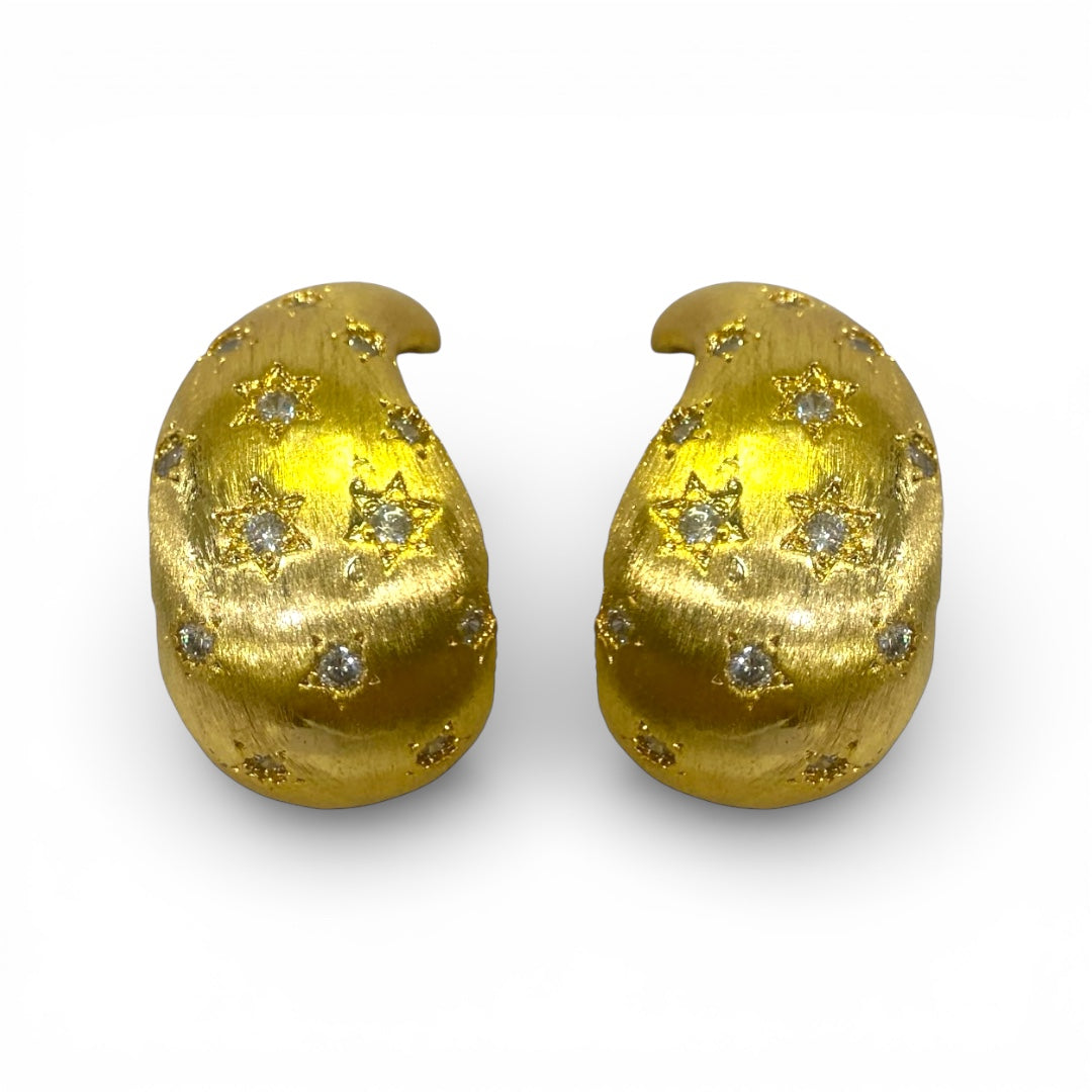 Pendientes gotas estrellas