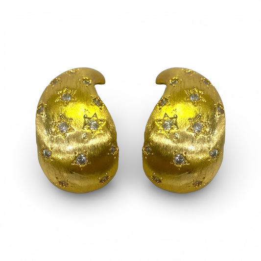 Pendientes gotas estrellas