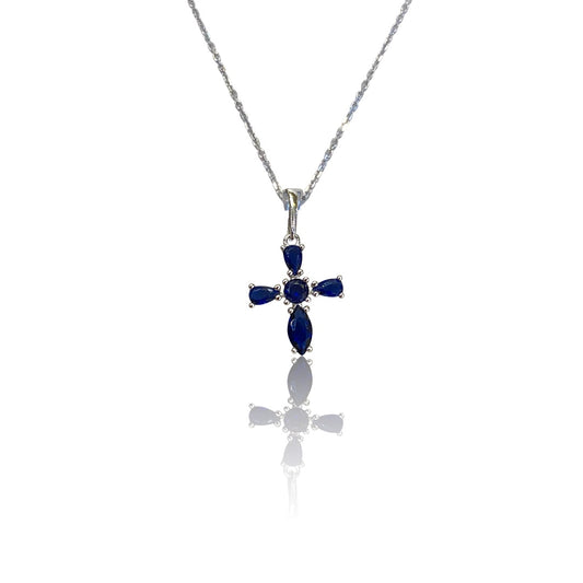Cruz 925 cristales colores