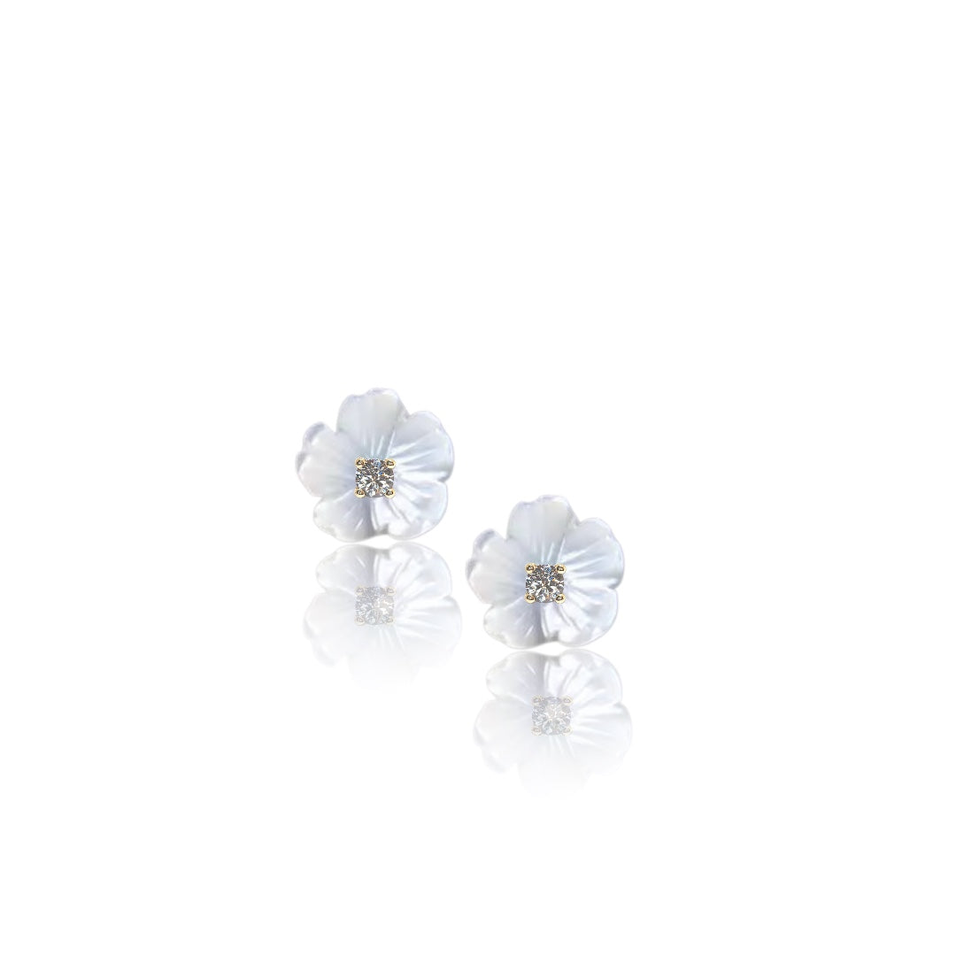 Studs flores 925