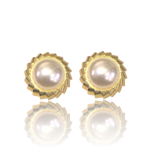 Pendientes Perla caracol