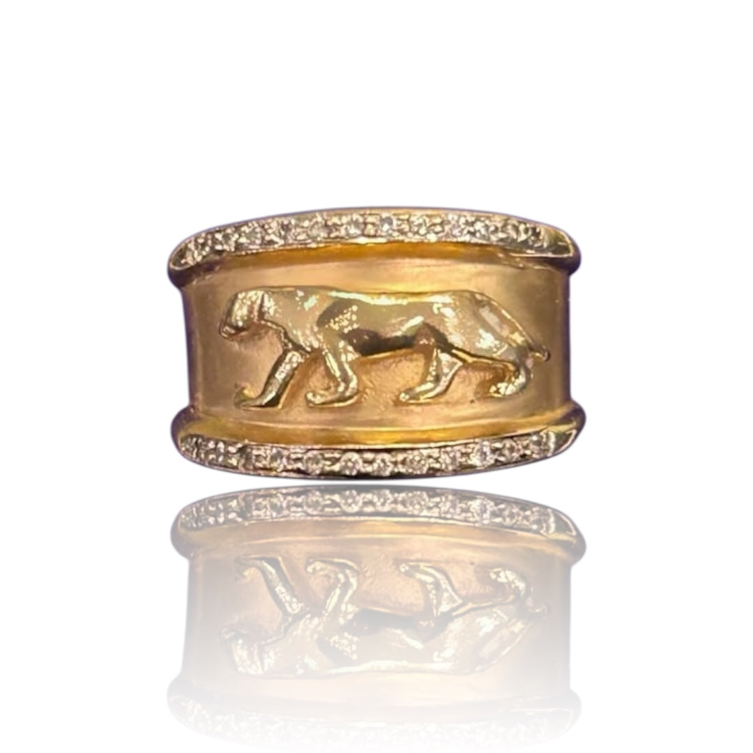 Panther Ring 14k
