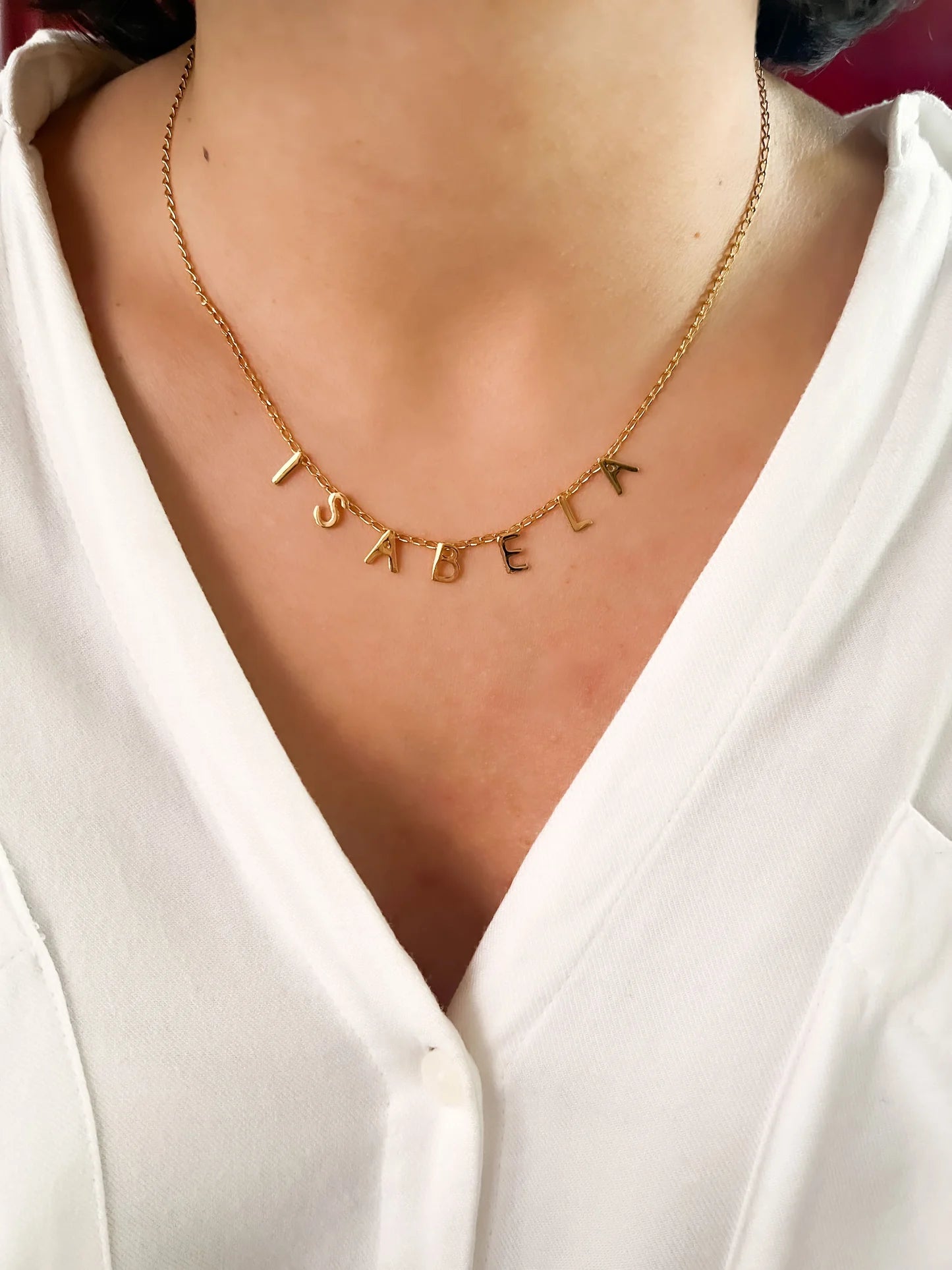 Cadena de plata personalizada
