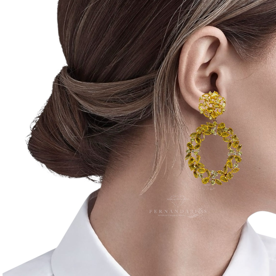 Pendientes topacios