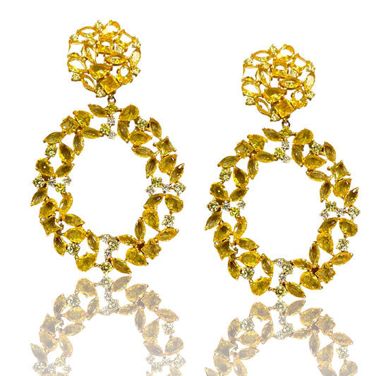 Pendientes topacios