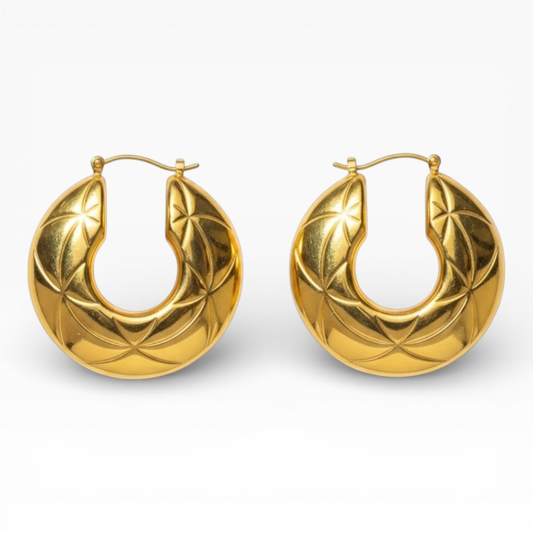 Argollas Geo goldfilled