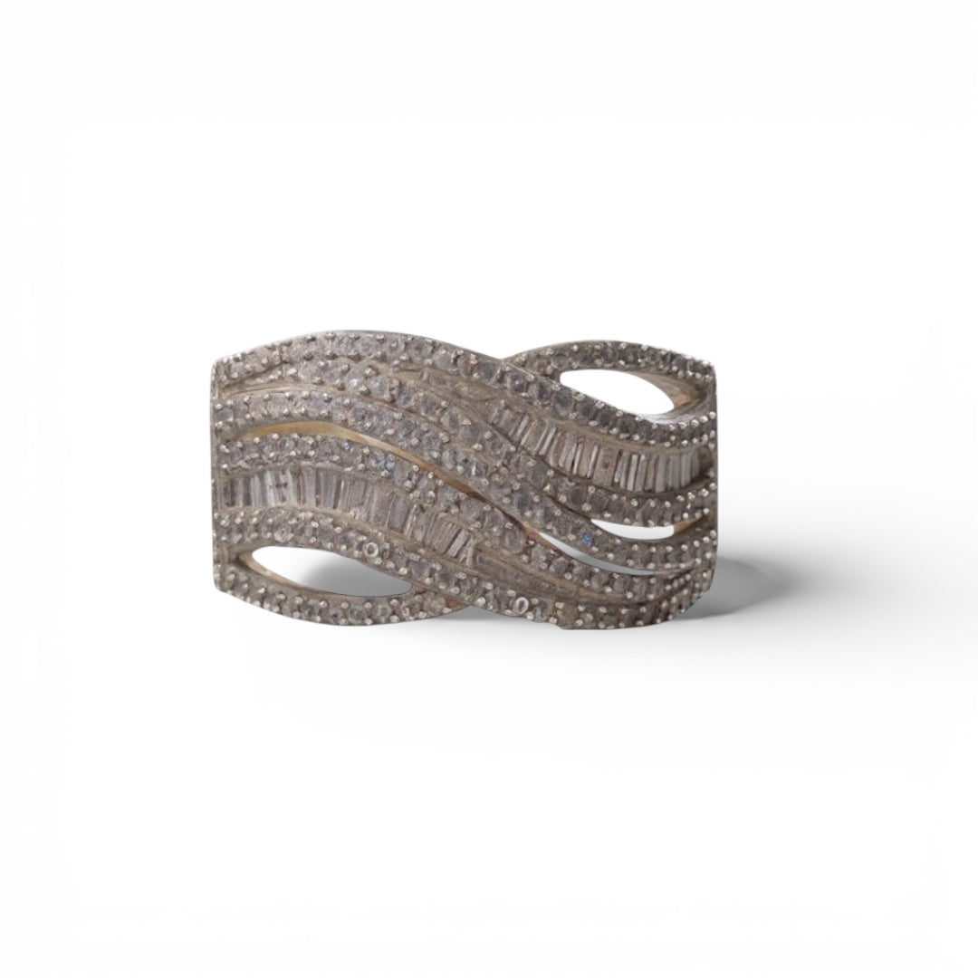 Anillo1 Quilate oro blanco