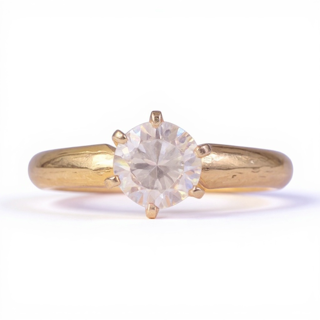 Anillo solitario diamante