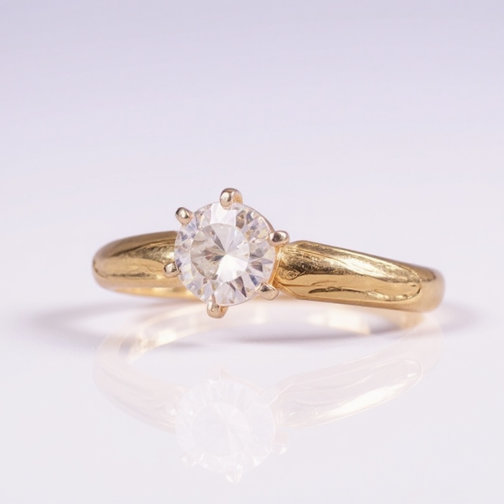 Anillo solitario diamante
